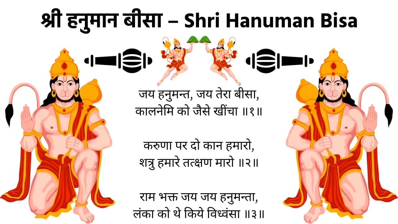 Hanuman Bisa (हनुमान बीसा) - Download PDF