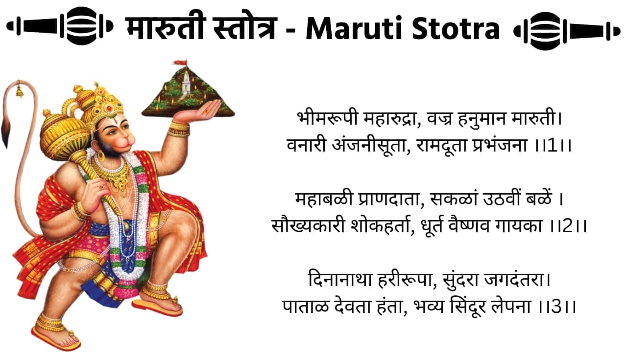 Maruti Stotra (मारुती स्तोत्र): Download PDF