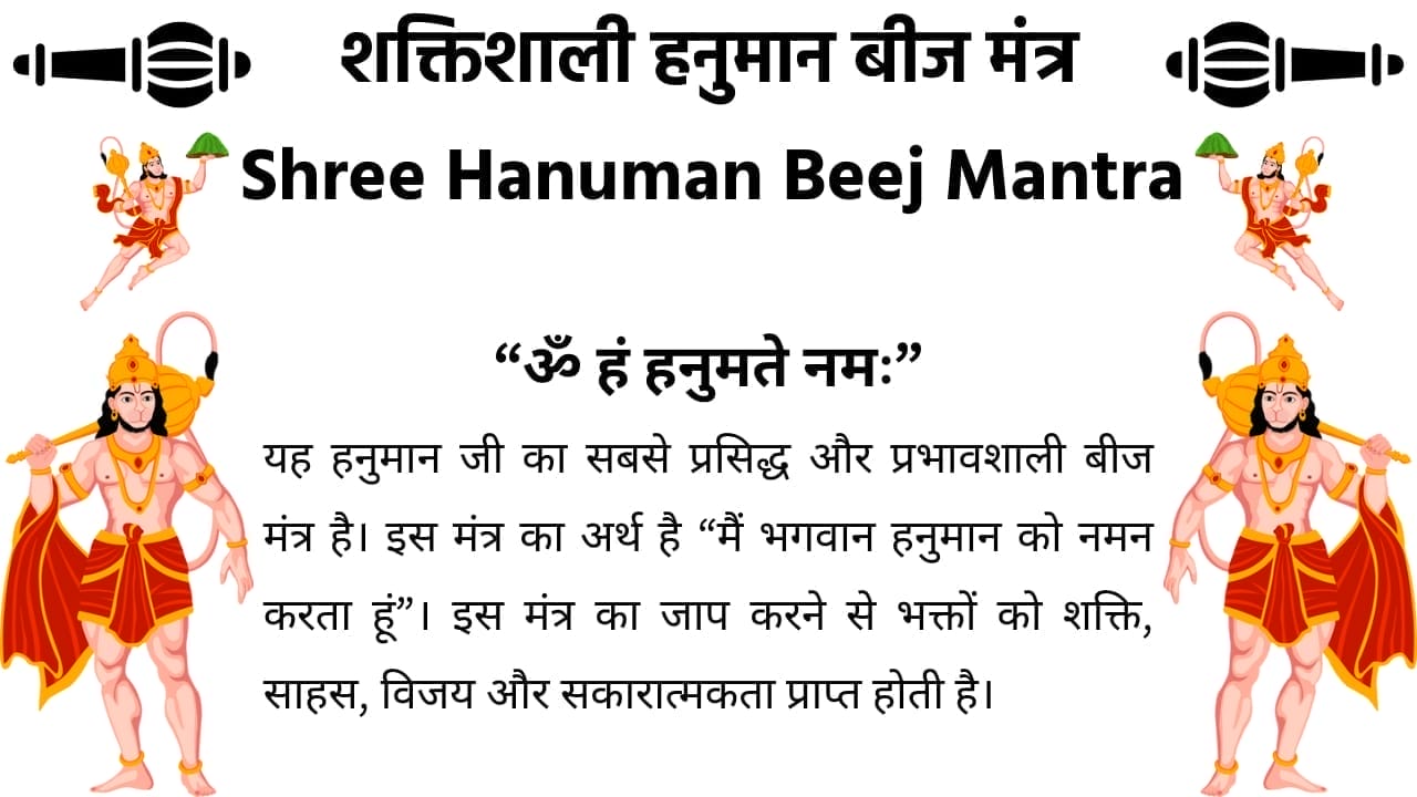 Hanuman Ji Ke Beej Mantra: शक्ति, भक्ति और आशीर्वाद का द्वार